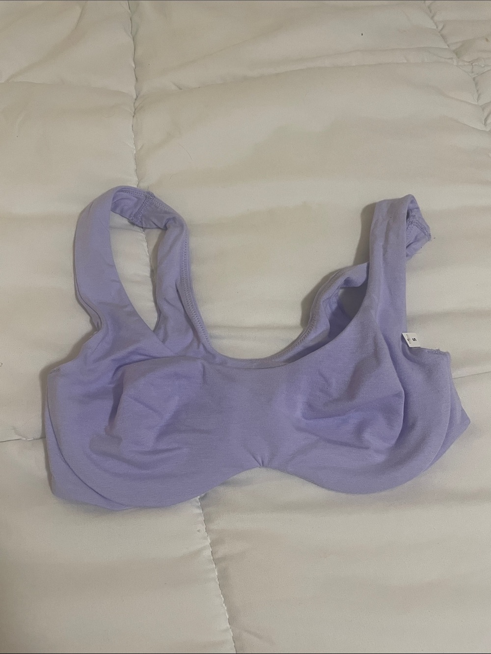 PINK Victoria's Secret Lavender Wireless Scoop Bra